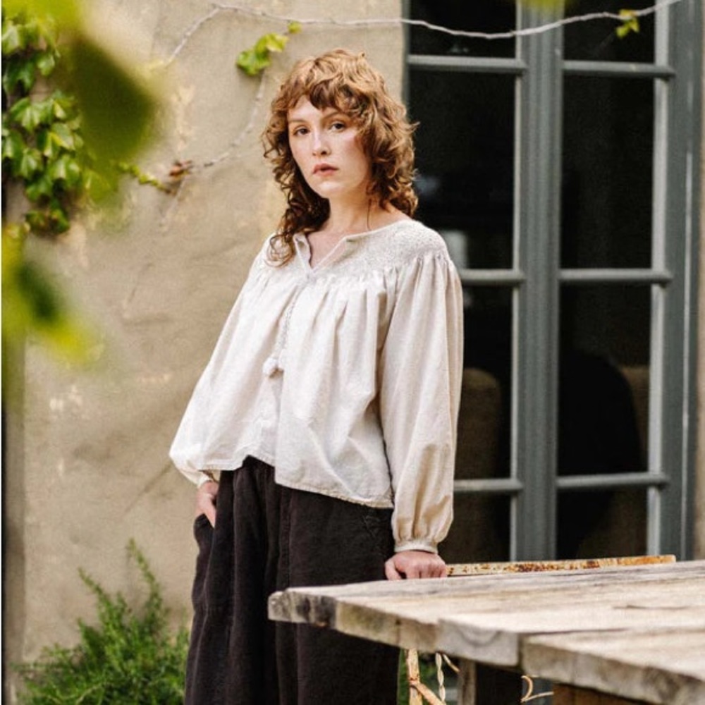 Metta Melbourne Delphine Top - Cream (NWOT)